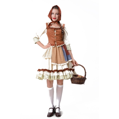 Adult Pastoral Cosplay Manor Farm Maid Costume Party Sexy Women Maid Dress YM8733