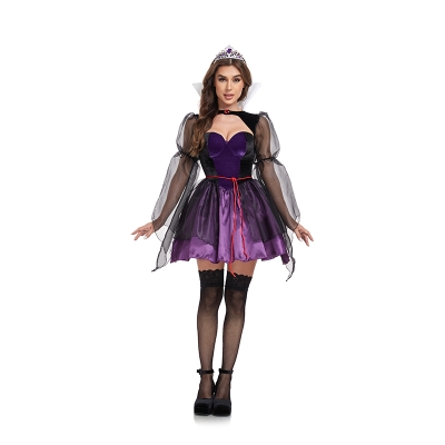 Princess Dress Evil Queen Snow Belle Princess Dress Halloween Stage Costume DL2054