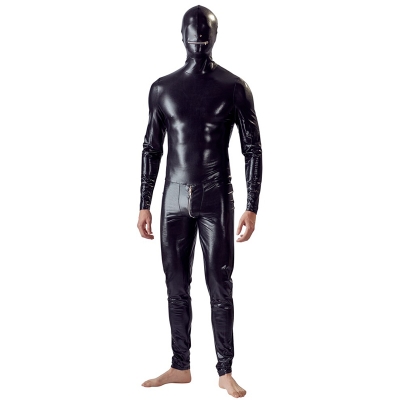 patent leather pullover tights costume 2021 stage men costume N802