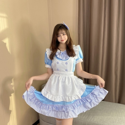 Lolita Dress Costumes Japanese House Maid Dress XH6238