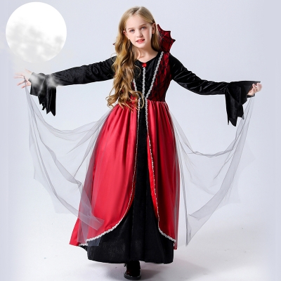 Vampire Female Masquerade Party Queen Costume Retro Court Queen YM5609
