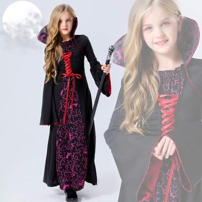 Children Witch Character To Subdue Devil Vampire Ghost Bride Death Dress YM8737