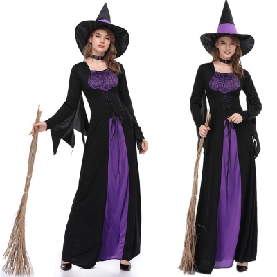 Medieval Adult Cosplay Witch Gothic Queen Costume m40526
