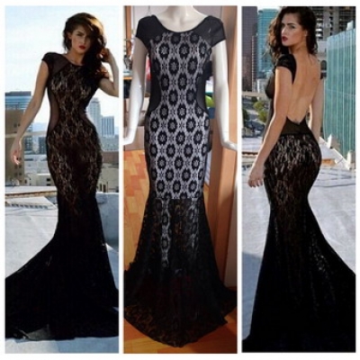 Fashion Design Mermaid Long Maxi Dress M3981