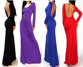 Four Colors Sexy Evening Dress M3877