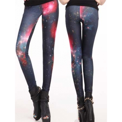 Ladies Stylish Galaxy Leggings 348