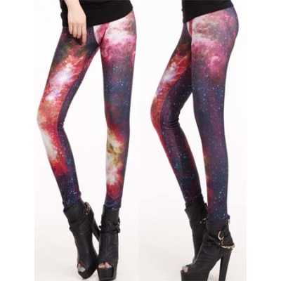 Ladies Stylish Galaxy Leggings 313
