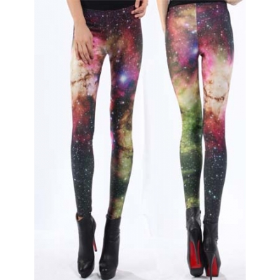 Ladies Stylish Galaxy Leggings 306