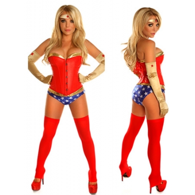 2017 Adult Women Superwomen Costumes M40301
