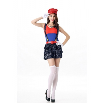 Halloween costume super Mario game costume M40193