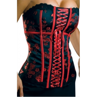 Sexy satin corset M1699