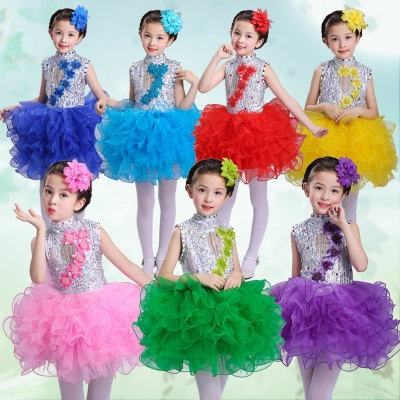 7 Colors Girls Fluffy Tutu Skirt S035